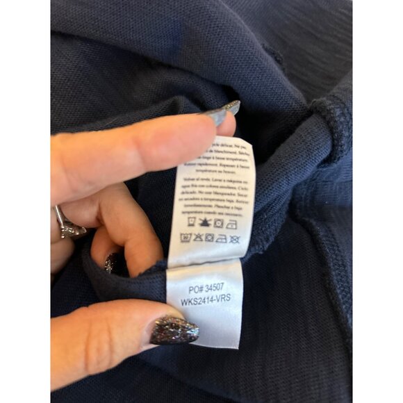 Faherty Organic Cotton Lightweight Long Sleeve Hooded Shirt Sunwashed XS - Picture 10 of 10